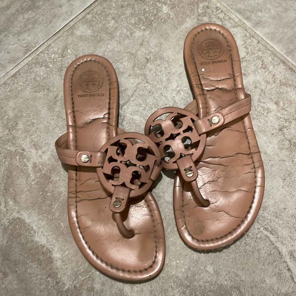 Tory Burch Miller Sandal Nude size 7.5